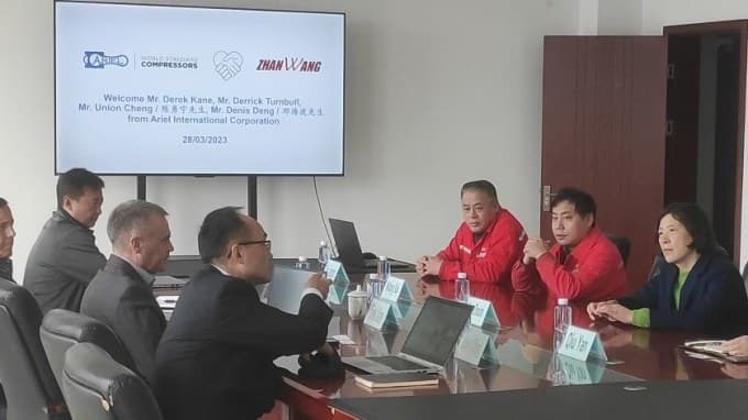 美国Ariel压缩机公司领导莅临交流指导