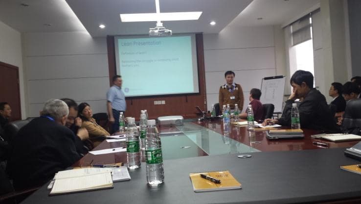 GE Lean Management Training Delivered at Zhanwang